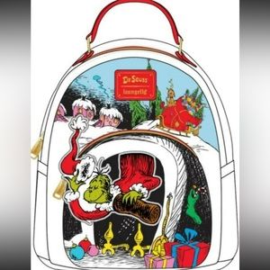NWT Loungefly How The Grinch Stole Christmas Mini Backpack